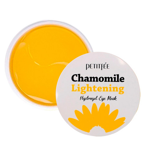 Гидрогелевые патчи от темных кругов с экстрактом ромашки Petitfee Chamomile Lightening Hydrogel Eye Mask