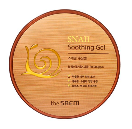 Универсальный гель с муцином улитки The Saem Snail Soothing Gel