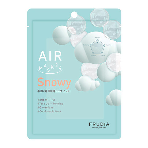Воздушная тканевая маска для сияния кожи Frudia Air Mask 24 Snowy