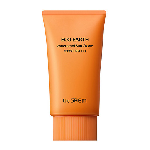 Водостойкий солнцезащитный крем для лица The Saem Eco Earth Power Perfection Waterproof Sun Cream SPF50+ PA++++