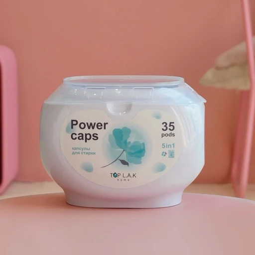 Капсулы для стирки POWER CAPS BLUE 5 в 1