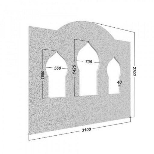 Декоративная арка для хамама 3