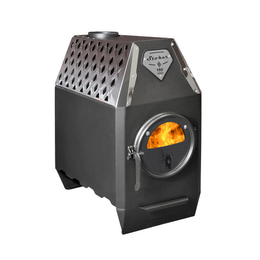 Печь отопительная Stoker Termo 150-С Aqua со стеклом
