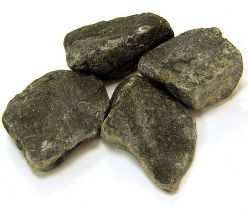 Камень Дунит обвалованный (20 кг, коробка, мытый)