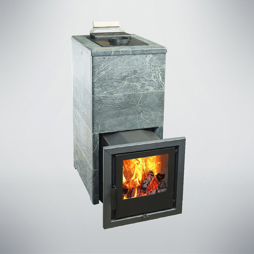 Печь банная Терма Элегант в камне пироксенит