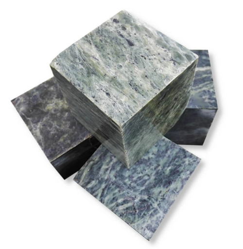 Камень Нефрит кубики  для бани и сауны