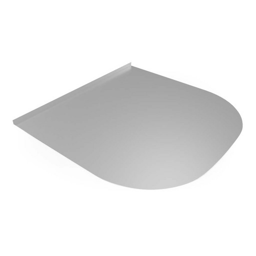 Лист предтопочный 980х980х0,5 мм. нержавейка R641