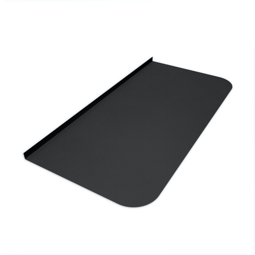 Лист предтопочный 400х800х0,5 мм. R75