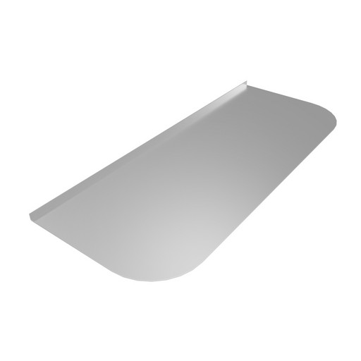 Лист предтопочный 400х1000х0,5 мм. нержавейка Везувий