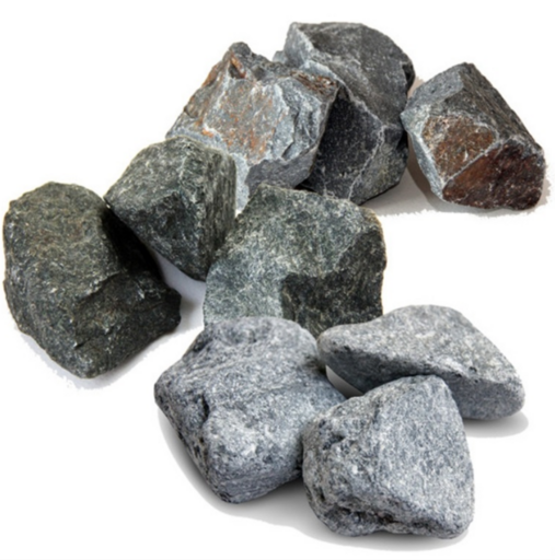 Камни Микс (талькохлорит, дунит, кварцит; 30 кг), коробка