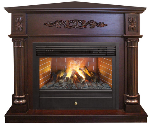 Камин RealFlame Silvia Corner 26 AO c Novara 26 3D