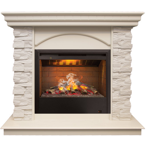 Камин RealFlame Elford WT с Helios 3D