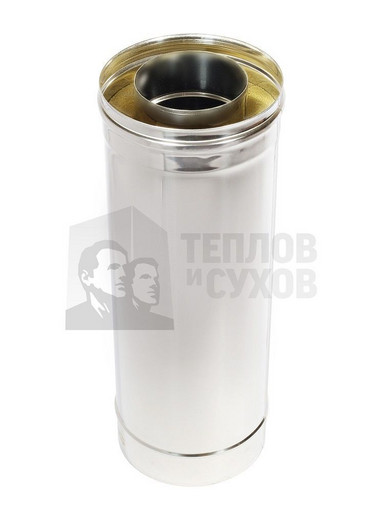 Труба Термо L500 TТ-Р с хомутом (304-0.8/304)