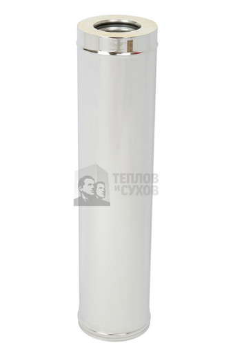 Труба Термо L1000 ТТ-Р с хомутом (310-0.8/304)