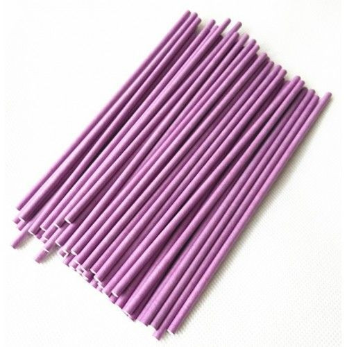 Палочки для кейк-попсов сиренево-фиолетовые, 15 см