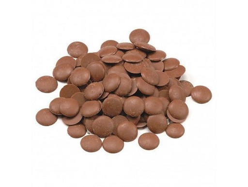 Шоколад в дисках молочный 34% какао, 100гр.