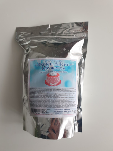 Айсинг гибкий  Фанси айсинг кружево