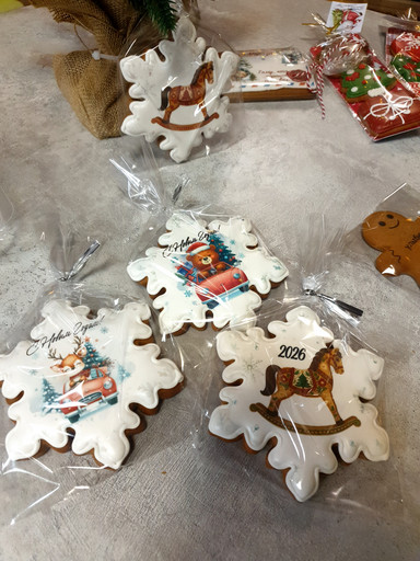 Пряник Снежинка