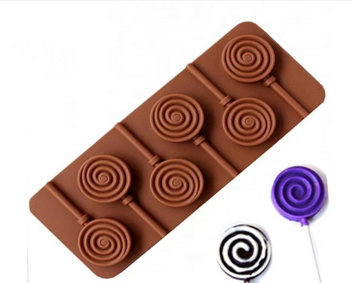 Форма для леденцов и шоколада Спиралька