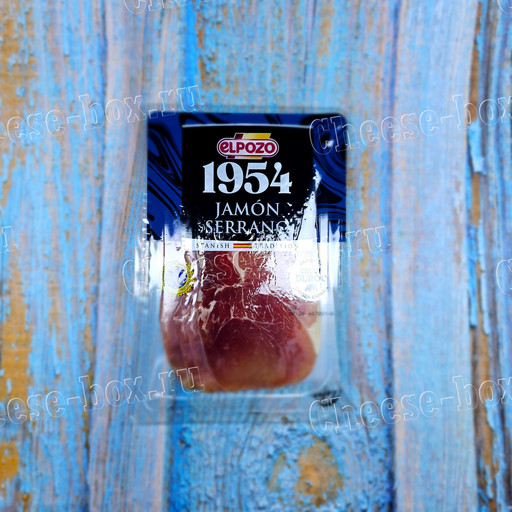 Elpozo Jamon Serrano Rezerva Cruce Duroc (Хамон Серрано нарезка 100 гр Эльпозо)