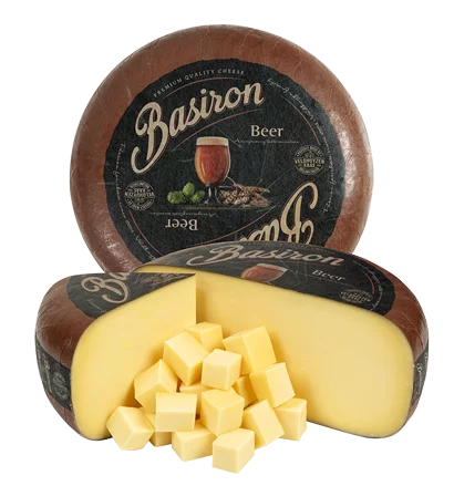 Полутвёрдый сыр "Базирон Пиво" (Basiron Beer)