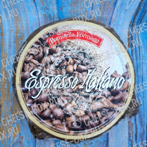 Battistella formaggi Affinato al Caffè ESPRESSO ITALIANO (Твёрдый сыр Батистелла формаджи Приправленный кофе Итальяно Эспрессо)