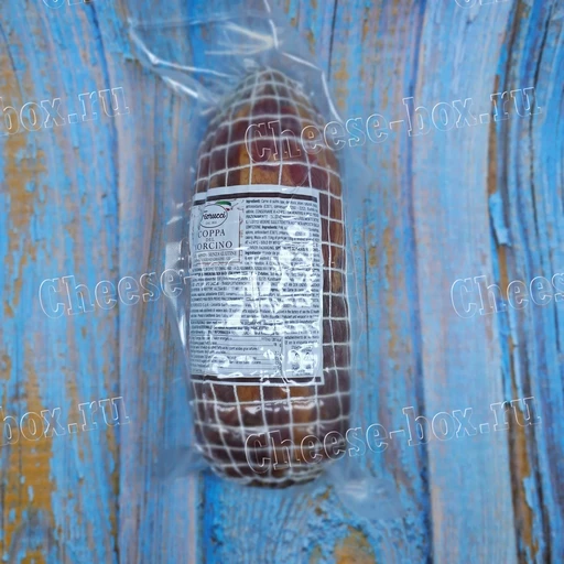 Fiorucci Coppa del Norcino Cabecero de Cerdo Curada sin gluten (Фиоруччи Коппа дел Норсино свиная шейка без глютена)