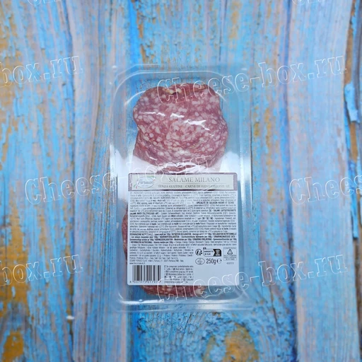 Fiorucci Salame Milano Senza Glutine — Carne Di Suino Origine (Фиоруччи Салями Милано нарезка без глютена свиная)