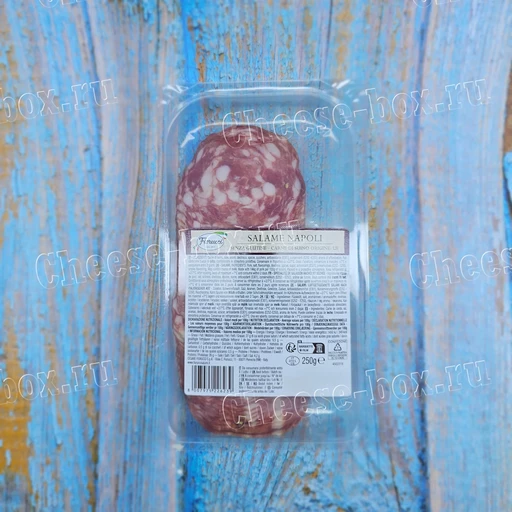Fiorucci Salame Napoli Senza Glutine — Carne Di Suino Origine (Фиоруччи Салями Наполи нарезка без глютена свиная без глютена)