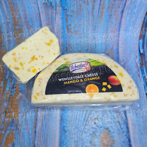 Ilchester Wensleydale mango & orange (Полутвёрдый сыр Илчестер Уэнслидейл с Манго и Апельсином)