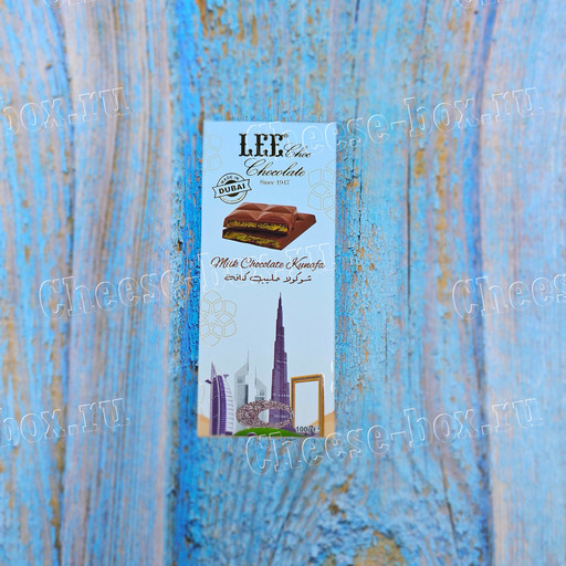 LEE choc chocolate dubai Milk Chocolate Kunafa (Шоколадная плитка Ли Молочный шоколад с кунафа 100гр.)