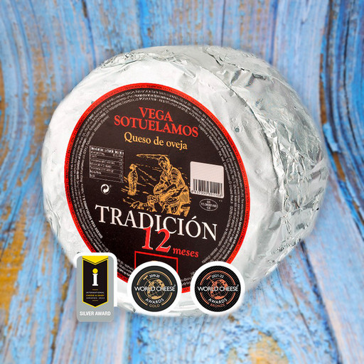 Полутвёрдый Сыр Manchego Queso Anejo de Oveja Tradicion cubierto en Manteca (Манчего Традиционный выдержанный овечий сыр в сале) 6 месяцев