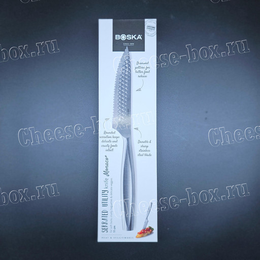 Serrated Utility Knife Monaco+ - 11 cm Boska (Зубчатый универсальный нож Monaco+ — 11 см Боска)