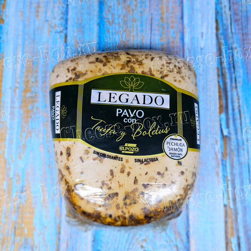 Pavo con trufa y boletus (Ветчина из индейки с трюфелем и грибами)