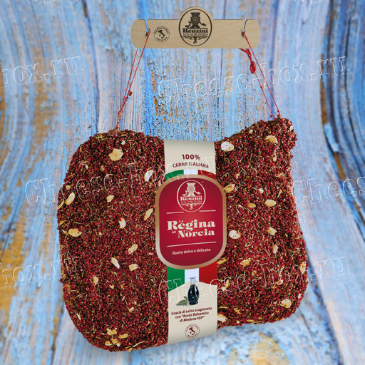 Рензини Прошутто Ла Регина ди Норсиа в розовом перце, чесночных хлопьях и розмарине (La Regina Di Norcia dry cured ham Prosciutto Renzini)