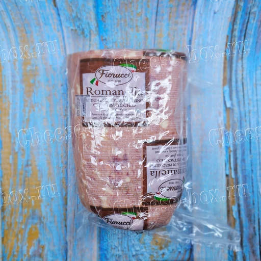 Romanella mortadella di puro Suino con Pistacchio (Фиоруччи Романелла мортаделла из свинины с фисташками без глютена)
