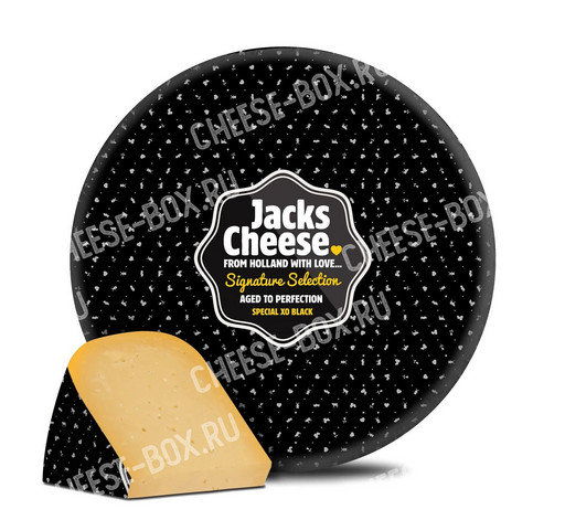 Твёрдый сыр Jacks Signature XO Black is aged (Джекс фирменный чёрный, выдержанный)