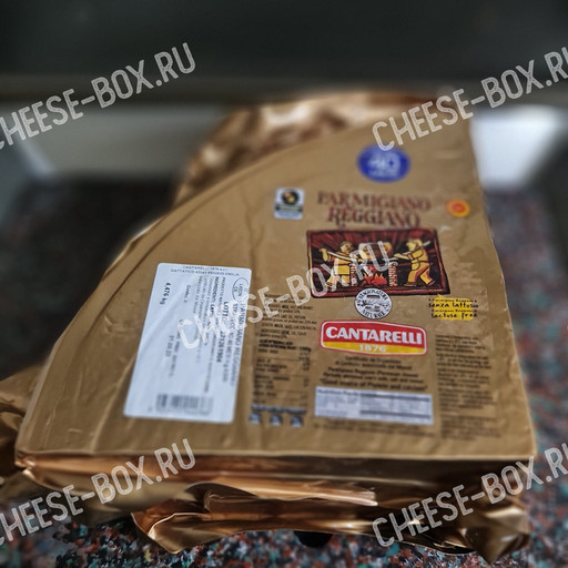 Твёрдый Сыр Пармиджано Реджано 40 месяцев Кантарелли (Parmigiano Reggiano 40 mesi Cantarelli) пармезан 4,5кг