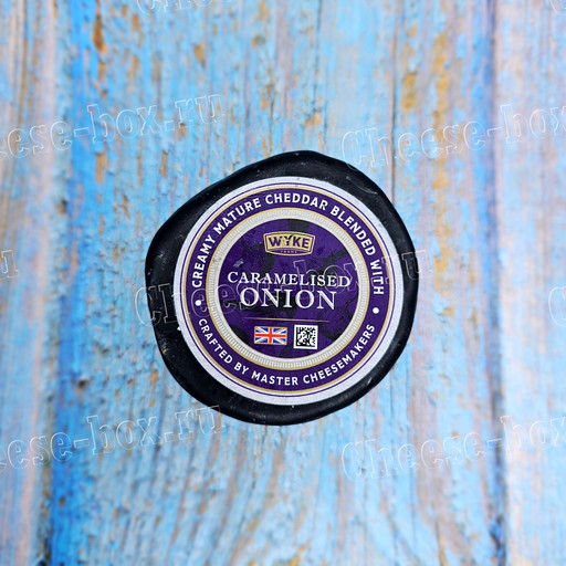 Wyke Farms Cheddar Caramelised onion (Полутвёрдый сыр Вайк Фармс Чеддер с карамелизированным луком 200гр)