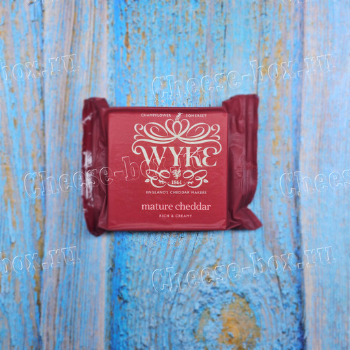 Wyke Farms Mature Cheddar (Твёрдый сыр Вайк Фармс зрелый Чеддер сыр красный 200гр)