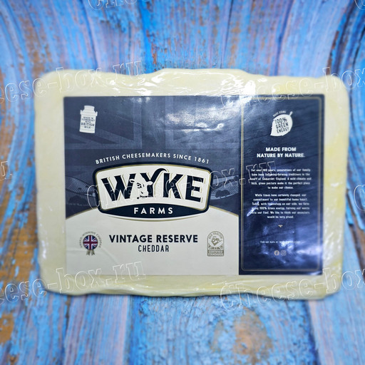 Wyke Farms Vintage Reserve Cheddar (Твёрдый сыр Вайк Фармс Винтажный Резерв Чеддер сыр чёрный)