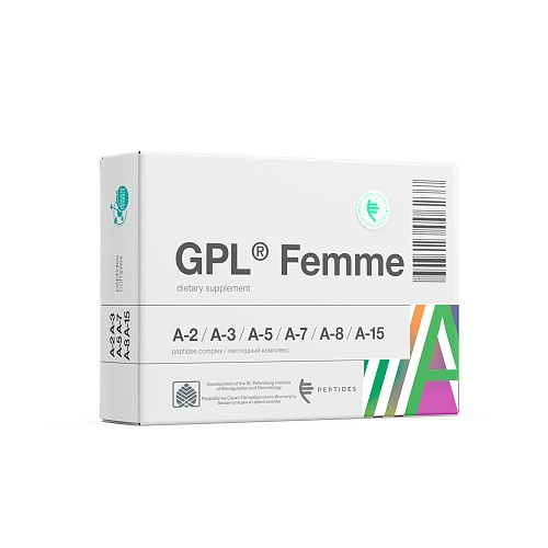 GPL® Femme, комплексный женский геропротектор GPL® Femme, комплексный женский геропротектор