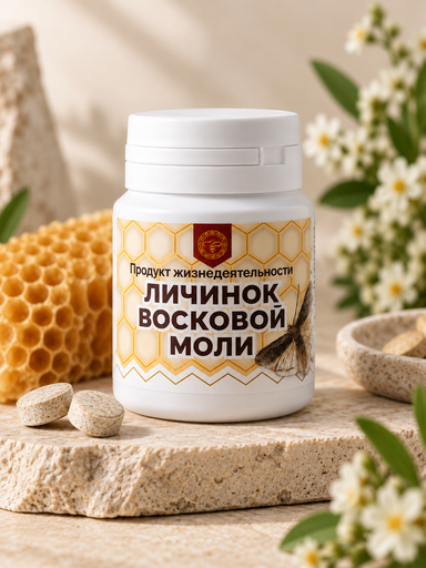 ПЖВМ таблетки 250 мг 60 шт. продукт жизнедеятельности личинок восковой моли (огневка)