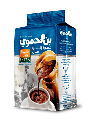 Кофе молотый с кардамоном Hamwi Extra Cardamom из Сирии, 100 гр.