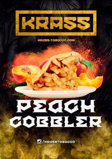 Табак Krass Yellow - Peach Cobbler (Персиковый пирог), 100 гр.