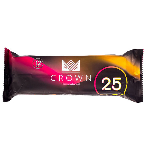 Уголь для кальяна CROWN 12 шт