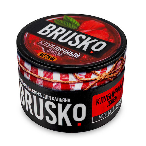 Бестабачная смесь Brusko - Клубничный джем, 50 гр.