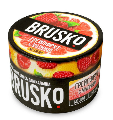 Бестабачная смесь Brusko - Грейпфрут с Малиной, 50 гр.