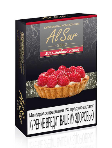 Бестабачная смесь Al Sur - Малиновый пирог, 50 гр.