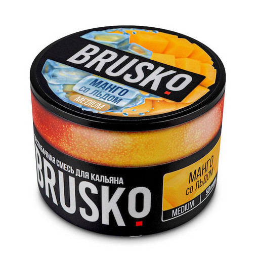 Бестабачная смесь Brusko - Манго со Льдом, 50 гр.